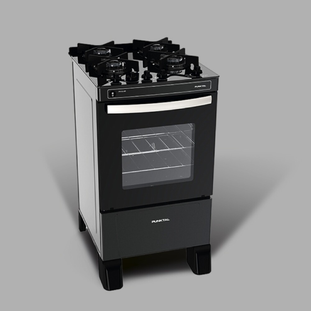 COCINA S/GAS 4H. MESA VIDRIO ENCENDIDO ELÉCTRICO negro