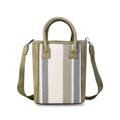 Matera Lituania Telar Rayado Oliva