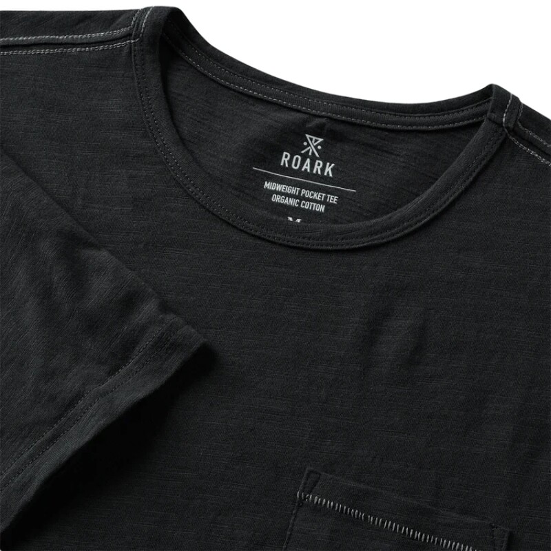 Remera Roark Well Worn Midweight Organic - Gris oscuro Remera Roark Well Worn Midweight Organic - Gris oscuro