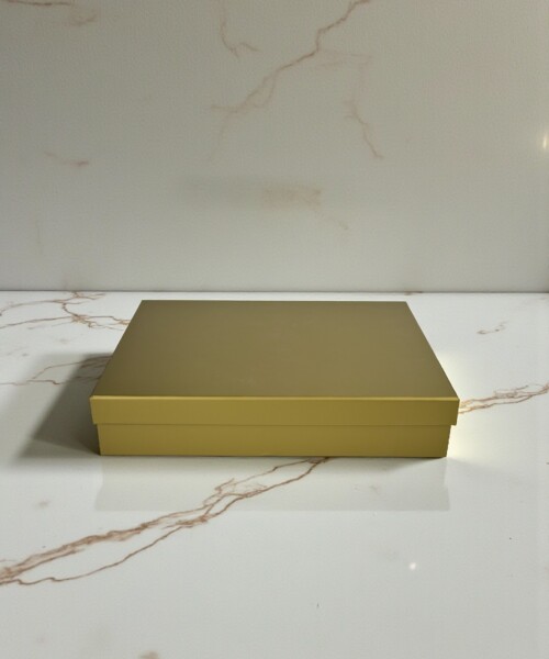 Caja Rigida 27,5 x 37,5 x 7,5 DORADO