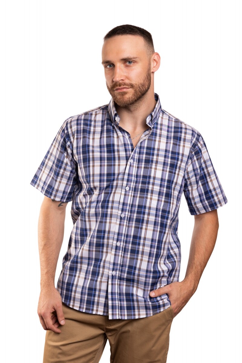 SNAKE SHIRT M/C - BLUE 