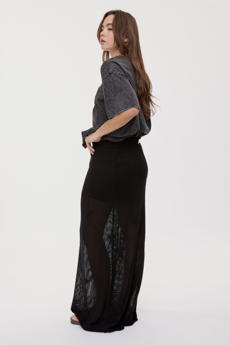 FALDA STELLA Negro