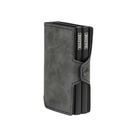 Billetera Baleine Double Kansas Space Negro