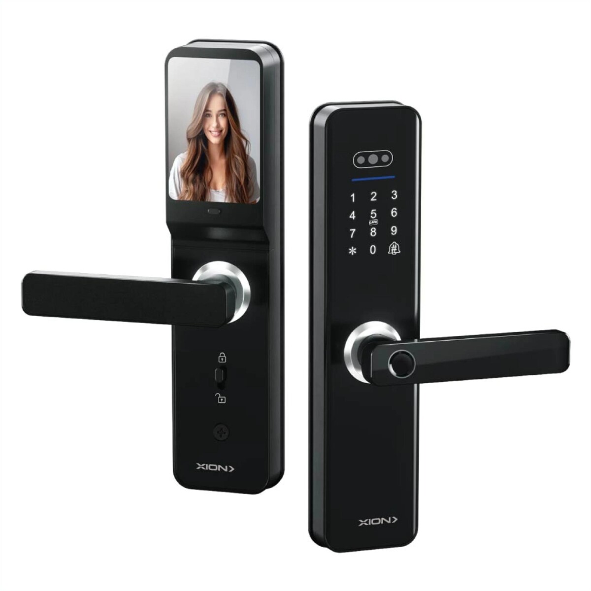 Cerradura Inteligente Con Pestillo XION XI-SL60 Con Desbloqueo Remoto 