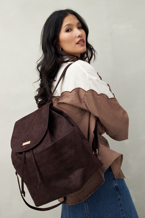 MOCHILA ROAN Marron