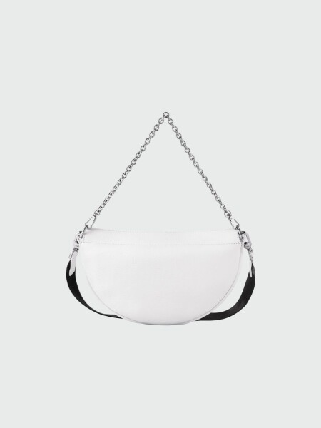 Longchamp -Cartera pequeña de cuero, Smile Negro con Logo