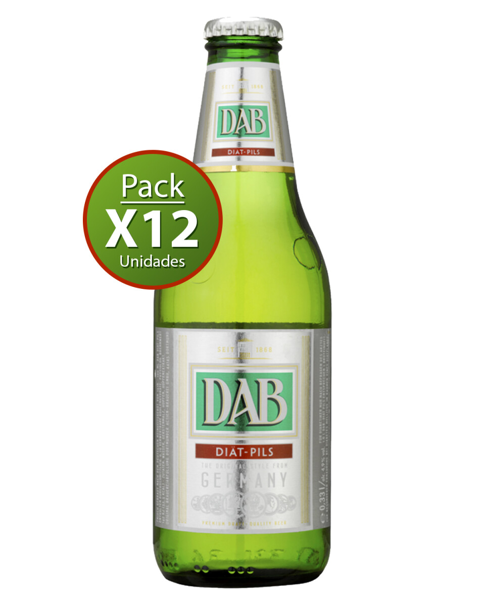 Pack de12 cervezas DAB Diat Pils de 330cc 