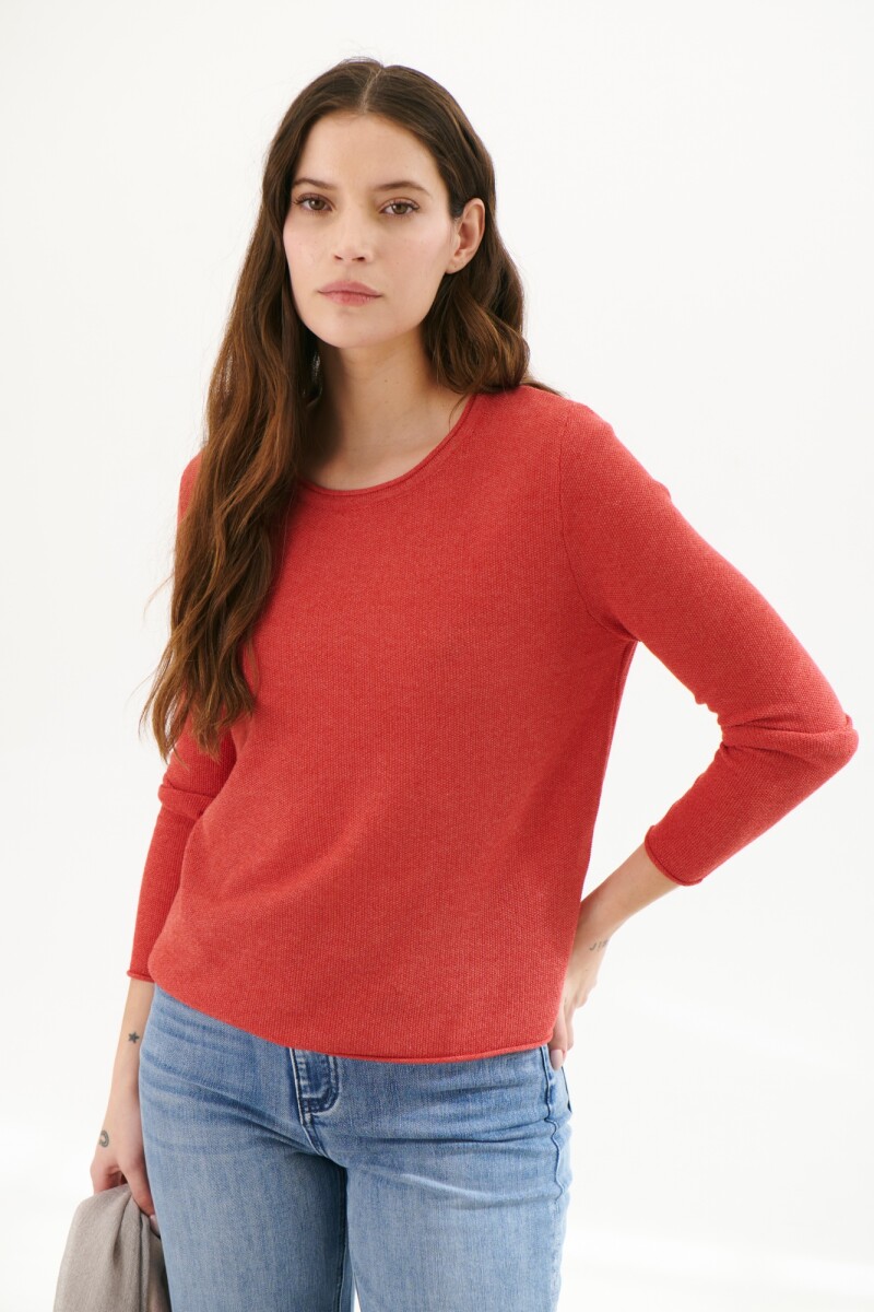 SWEATER CRISTAL ROJO
