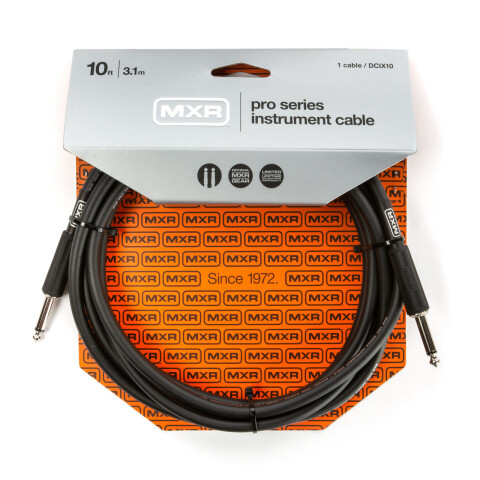 MXR PRO CABLE 3 MTS 10' STRAIGHT/STRAIGHT Unica