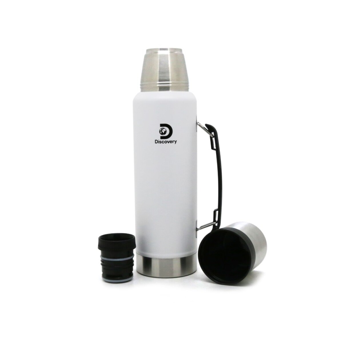 Termo 1.3 L doble Acero - Discovery - Blanco 