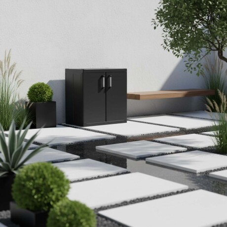 ARMARIO BASE POLIPROPILENO NEGRO KETER DETROIT XL