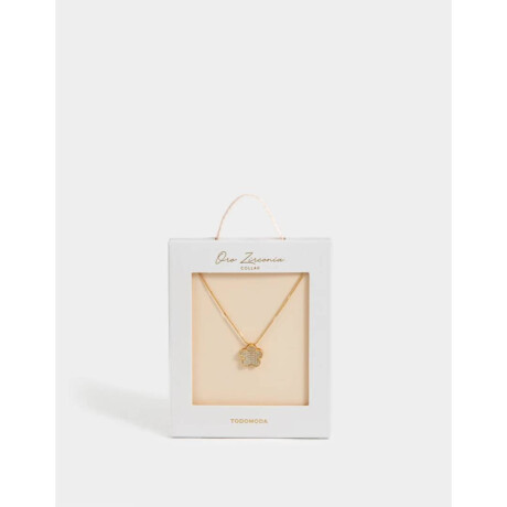 Cadena Corta con Dije Premium Gold Dorado