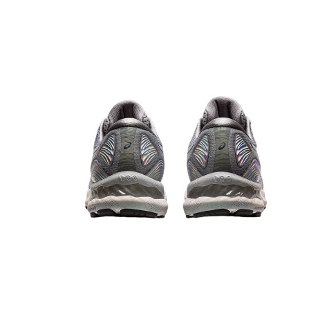 ASICS GEL-NIMBUS 23 PLATINUM Grey & Rainbow