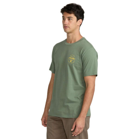 Remera Volcom Mortis Verde