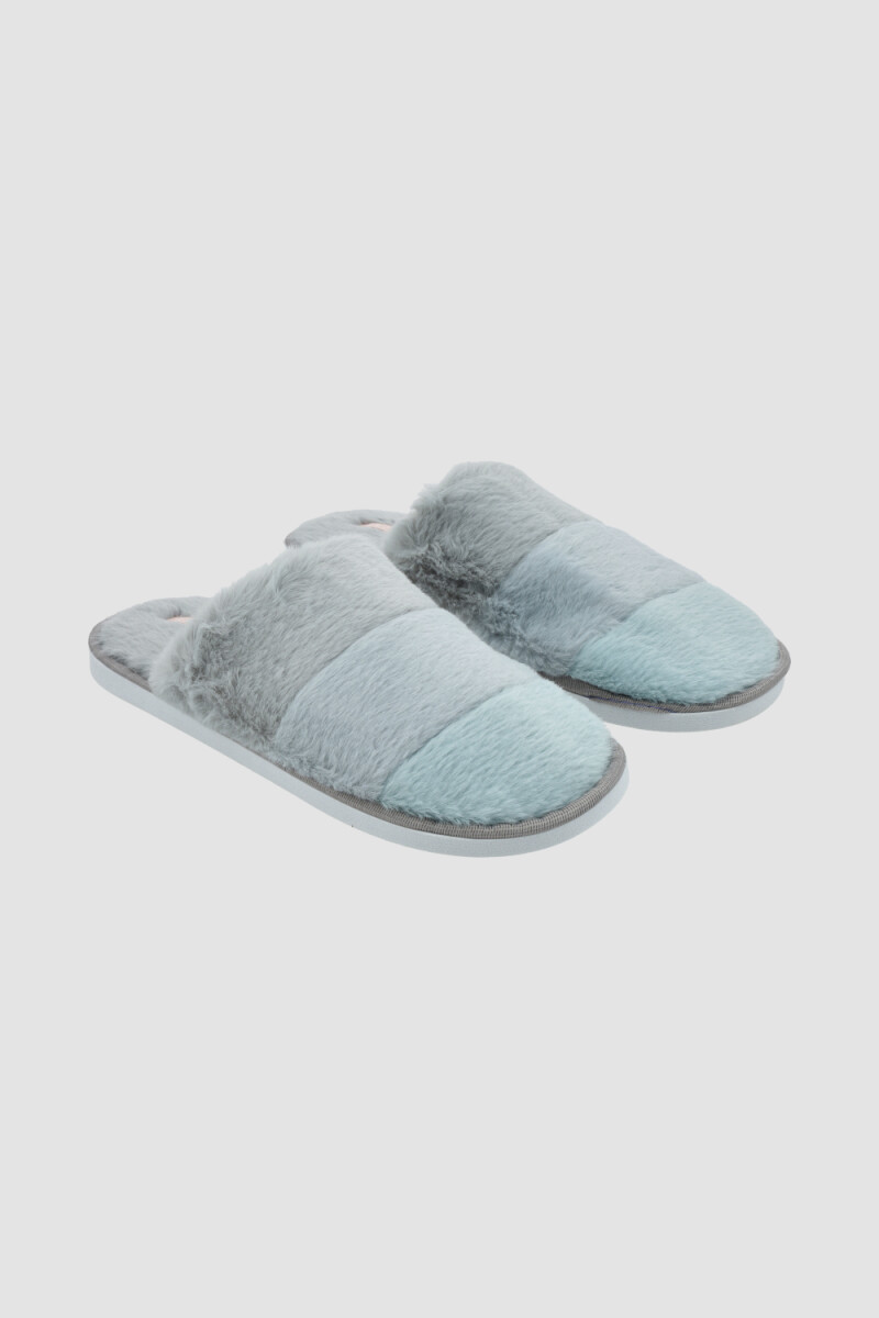 Pantufla stripes inv26 - Gris oscuro 