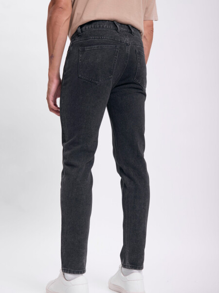 Pantalón jean slim Gris Oscuro