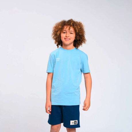 Remera Ray de Niños Celeste