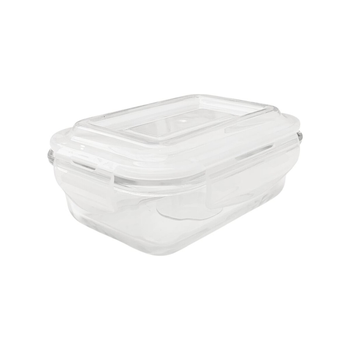 RECIPIENTE RECTANGULAR BOROSILICATO 370ML 15.5X11.5XH5.5CM 
