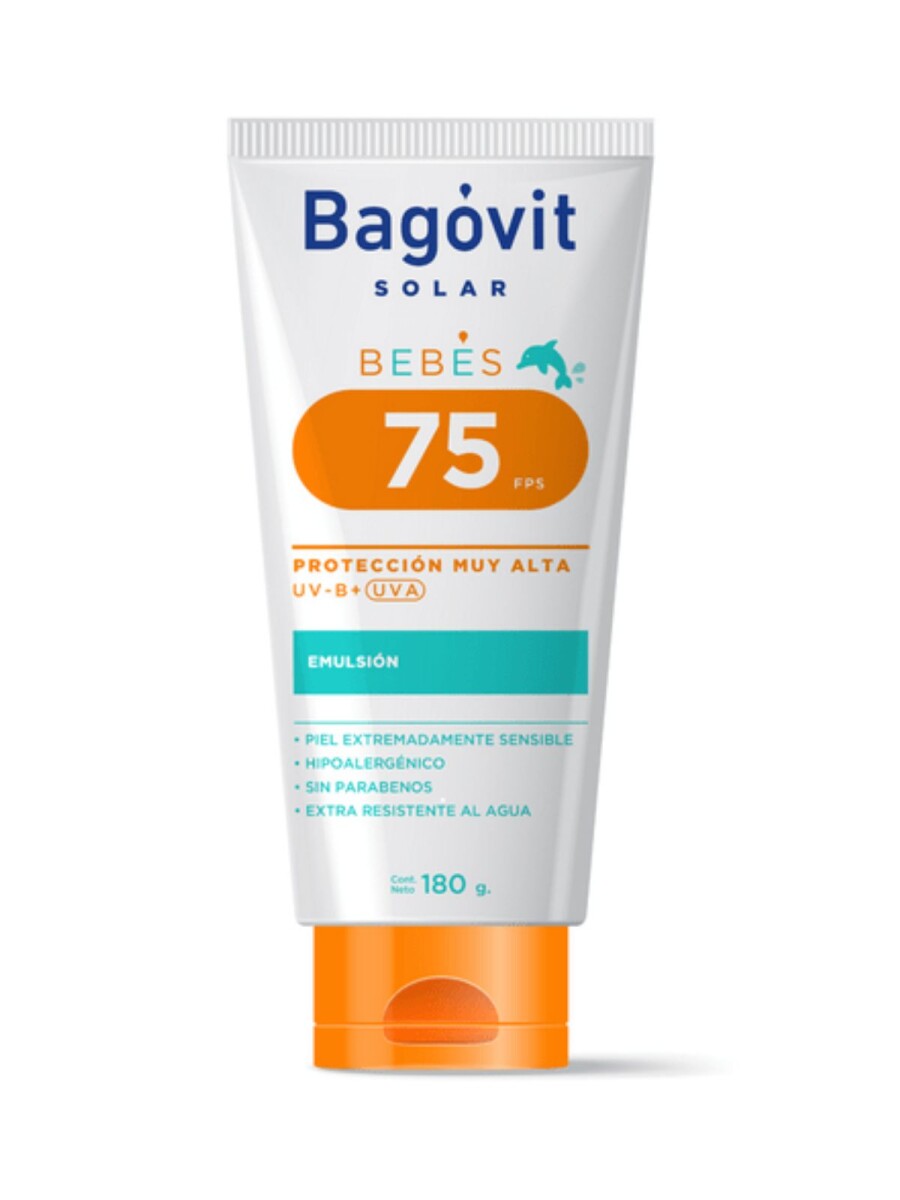 Bagóvit Protector Solar para Bebes 75fps 180g 