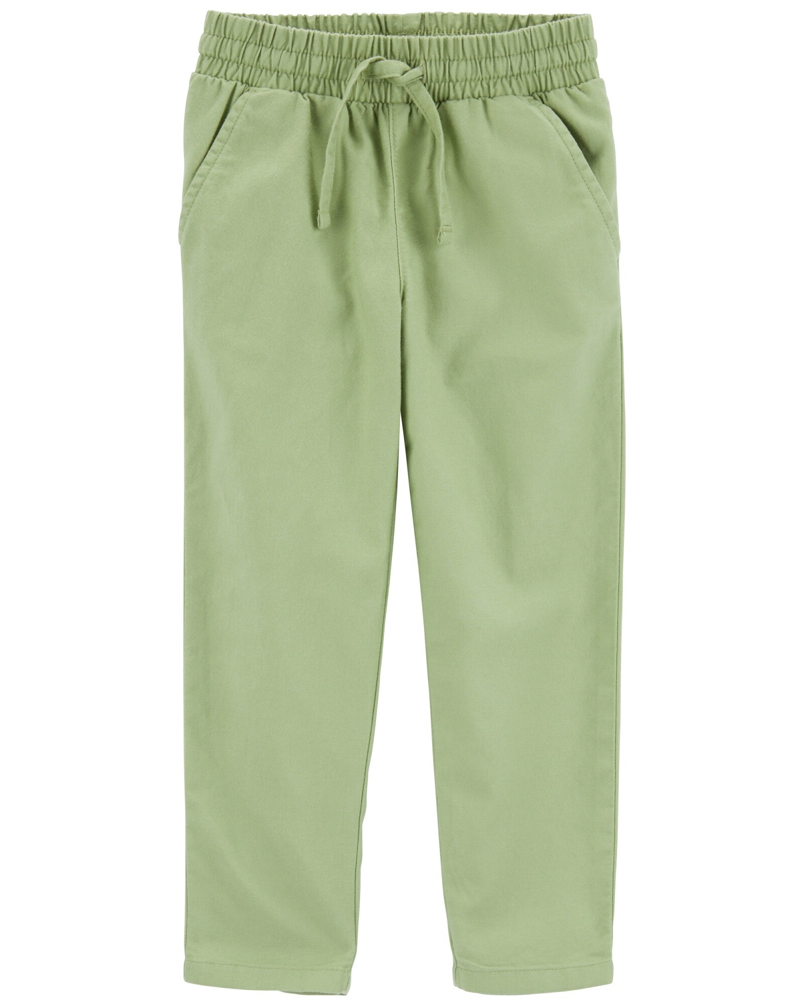 Pantalón de sarga Ecovero, verde Sin color