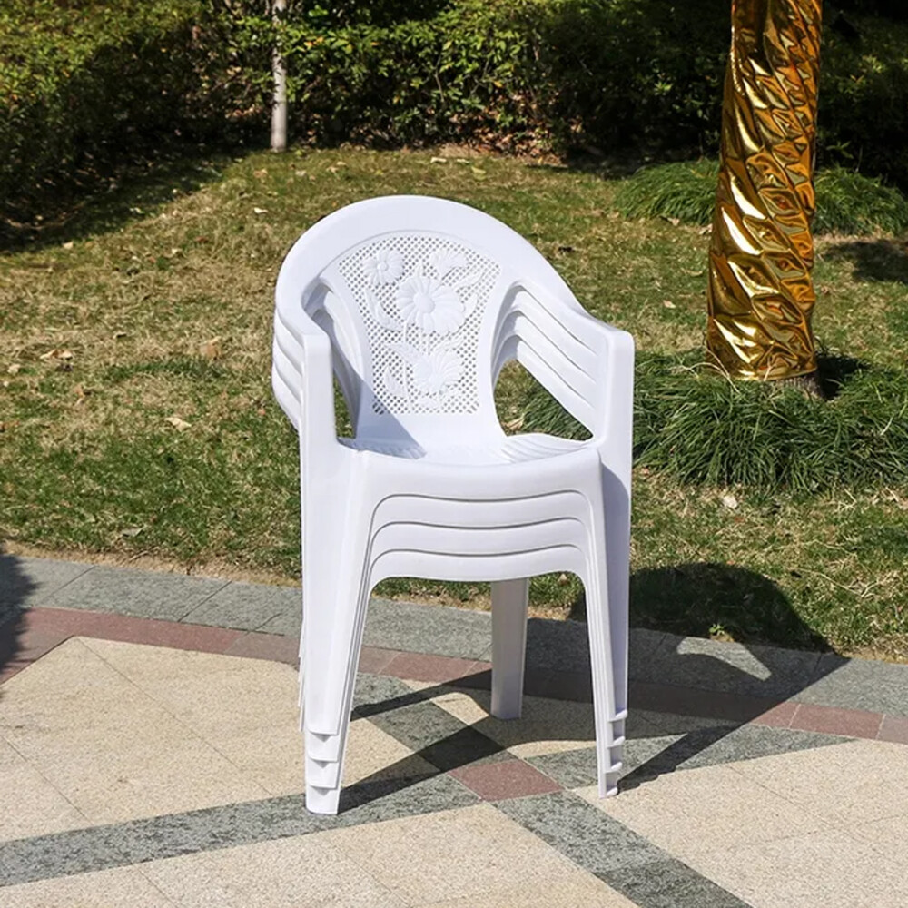 Silla Blanca De Polipropileno Apilable Silla Blanca De Polipropileno Apilable