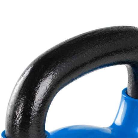 Pesa Rusa Expert Hierro Macizo Kettlebell Mancuerna Recubierta Azul