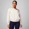 Polera Year Round Terry Off Shoulder Sweatshirt Mujer Bone Heather