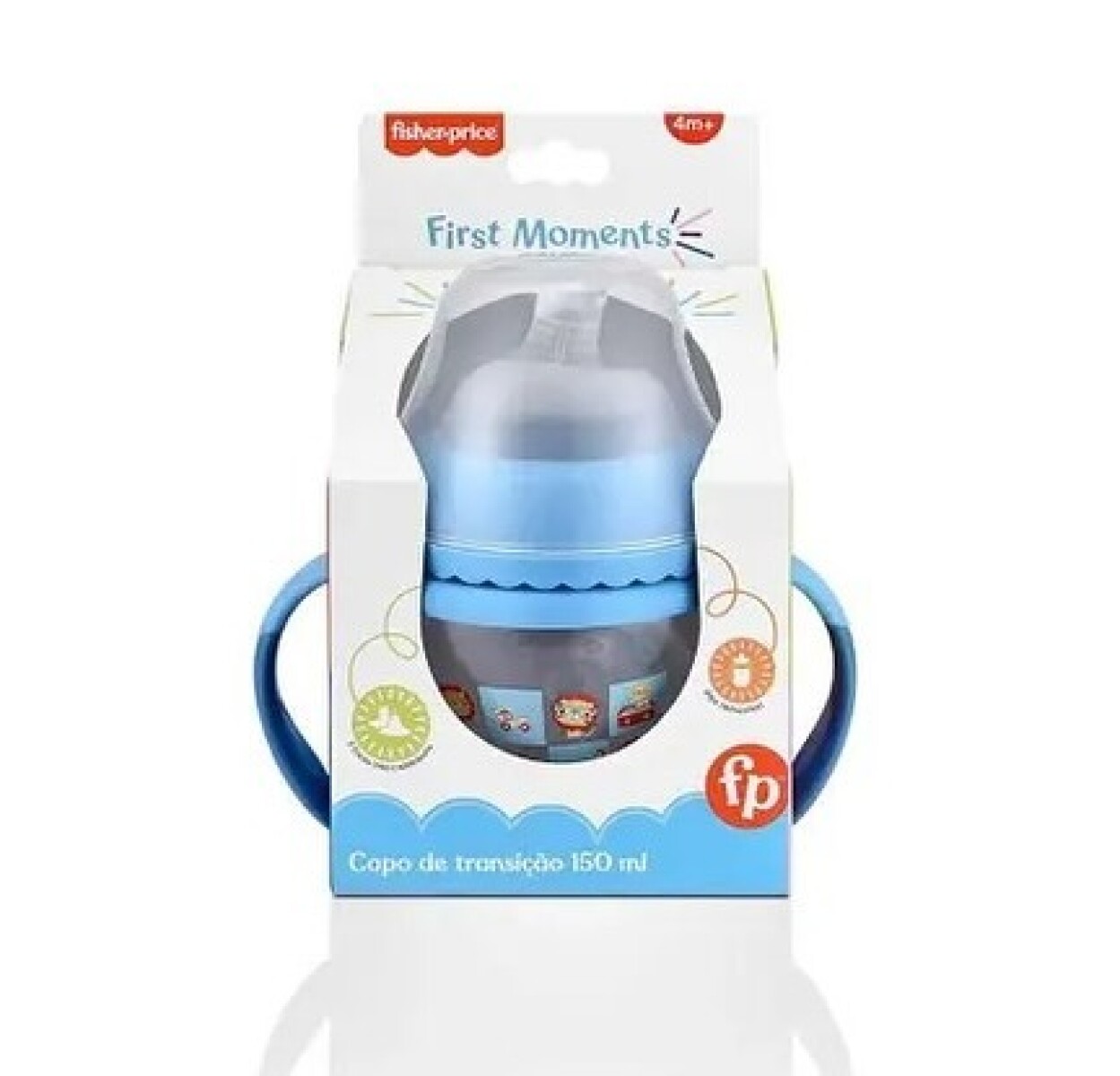 Vaso FISHER PRICE 2 en 1 - celeste 