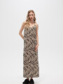Vestido Grais Estampado 1