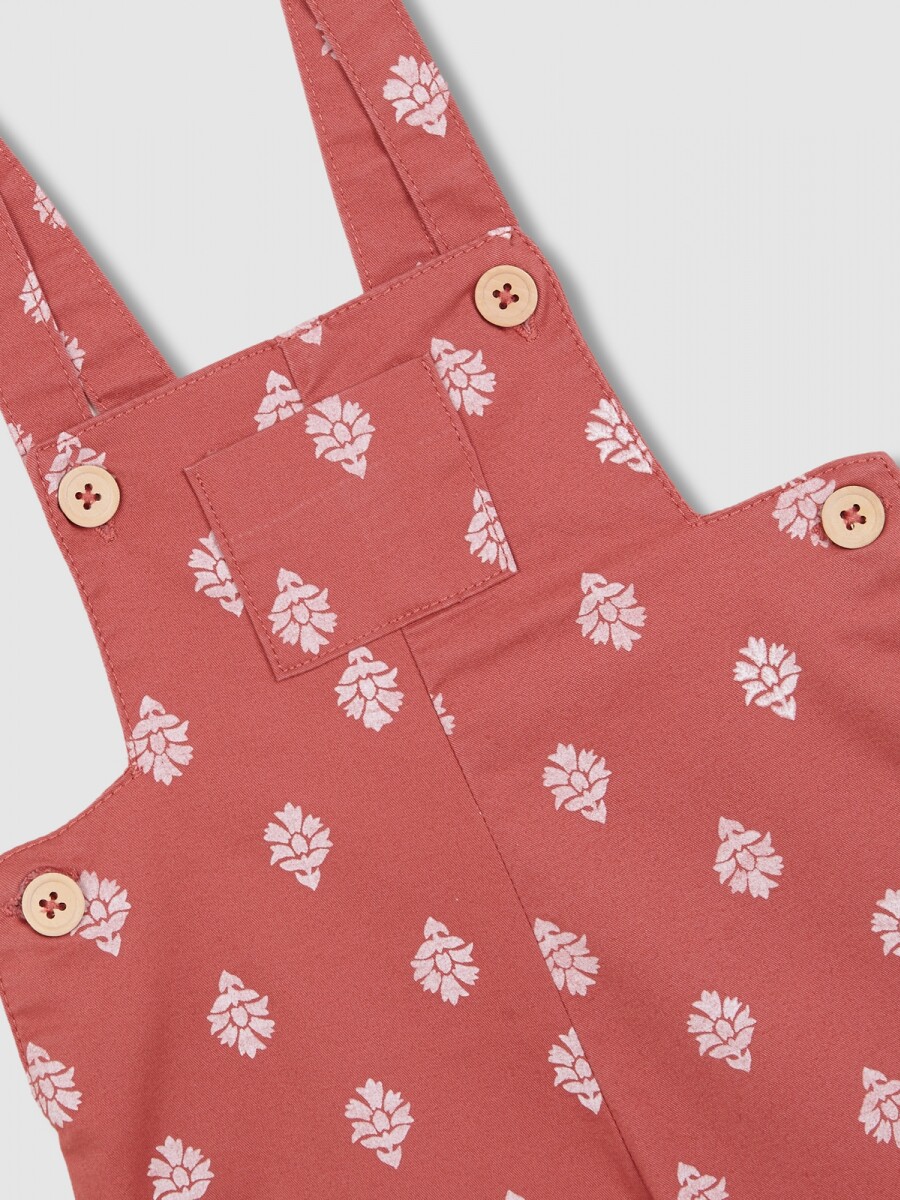 Peto Corto Estampado Gris