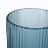 VASO DE VIDRIO AZUL 410ML Unica