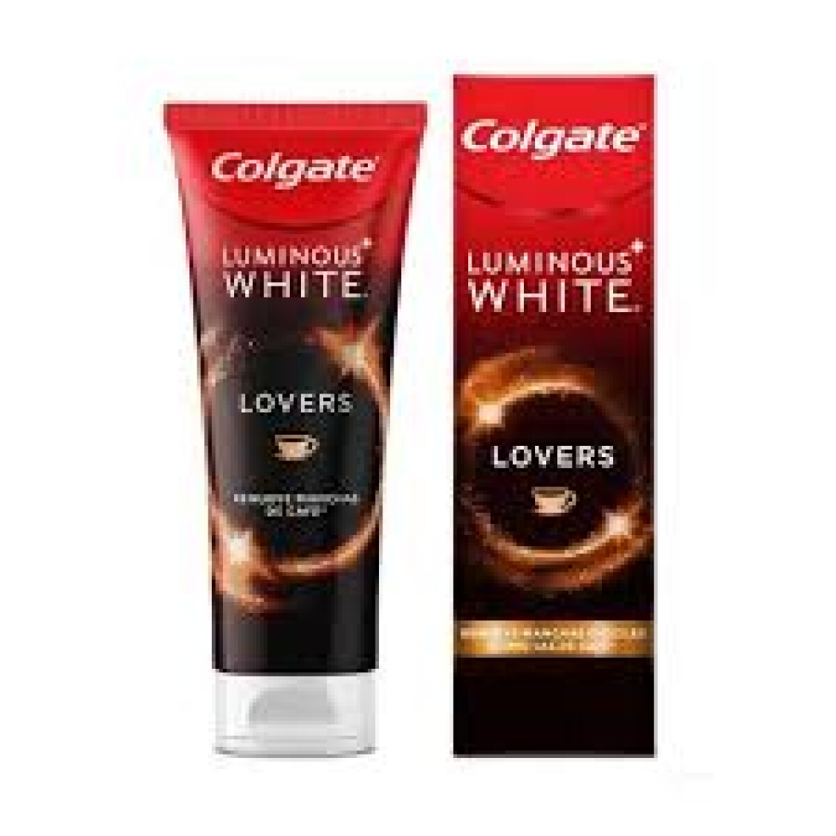 Colgate Pasta de Dientes Luminous White Lovers 70 gr | Blanqueamiento Dental Suave