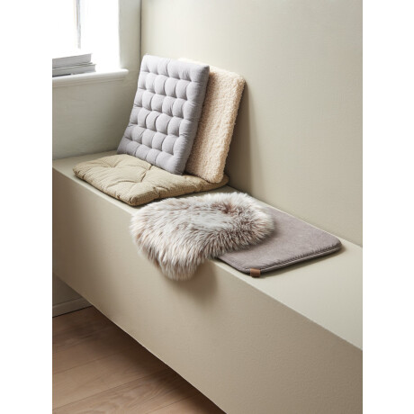 Almohadón de asiento LOMME 38x38x2 gris Gris