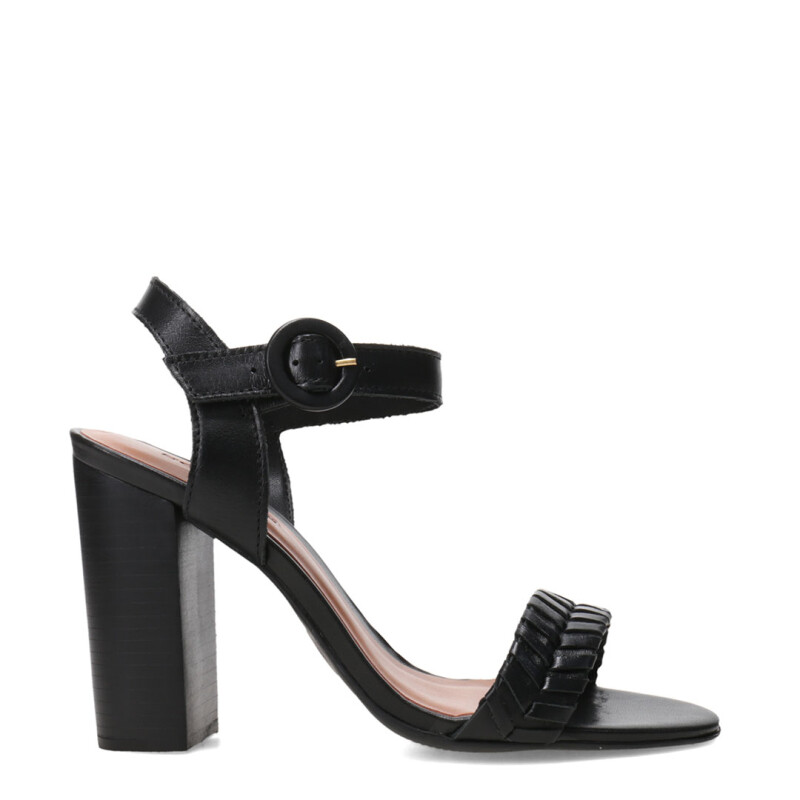 Sandalias de Mujer Bottero Taco Alto Negro