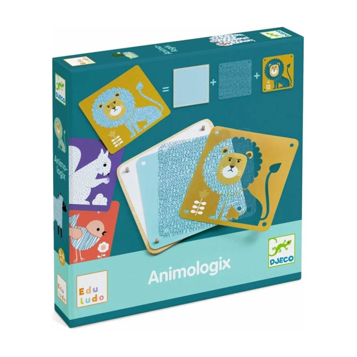 Juego de construcción de imagenes Animologix Djeco 