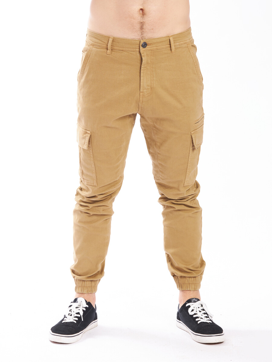 PANTALON CARGO ARENE DIXIE - Camel 