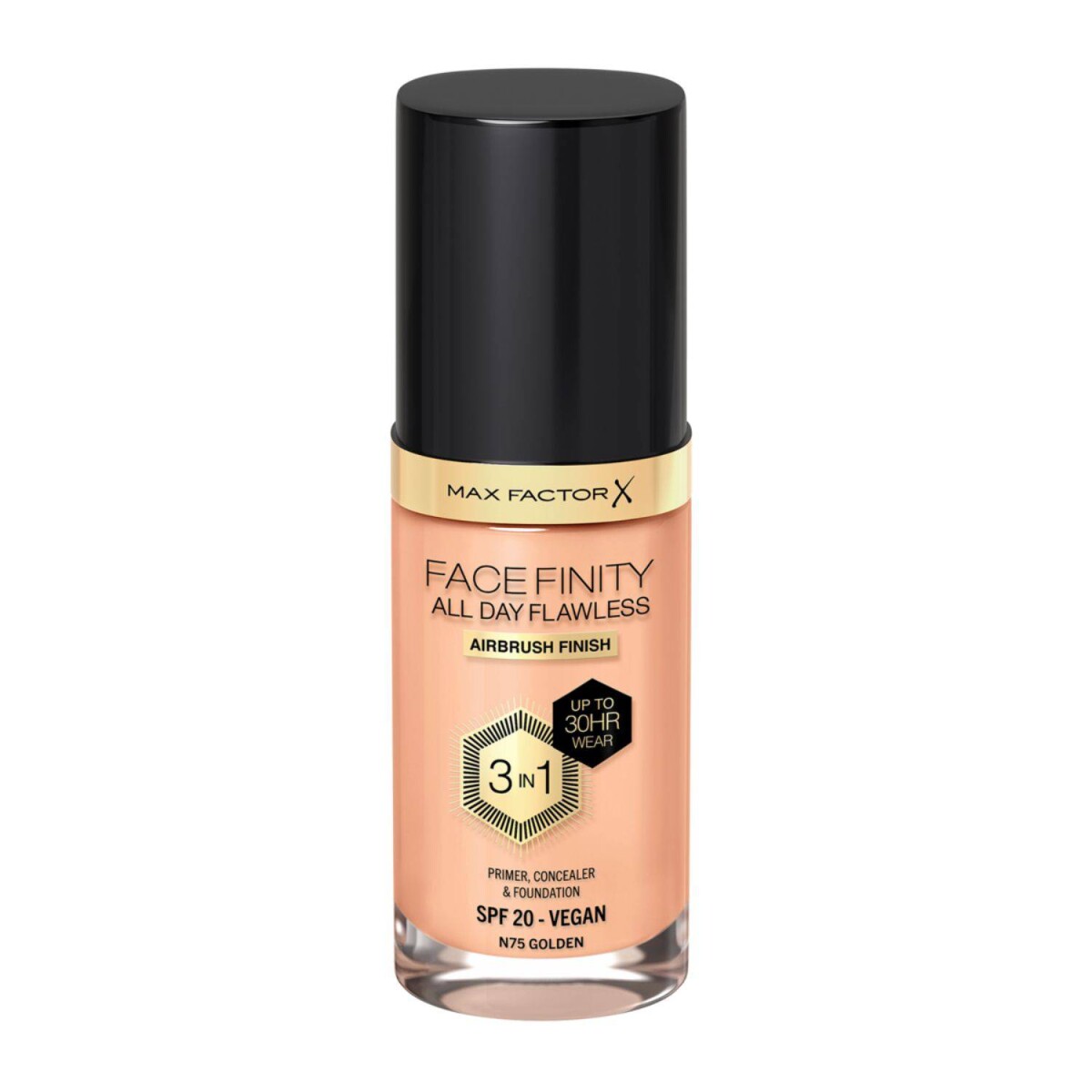 Max Factor Base Facefinity All Day Flawless 3 in 1 N75 Golden 