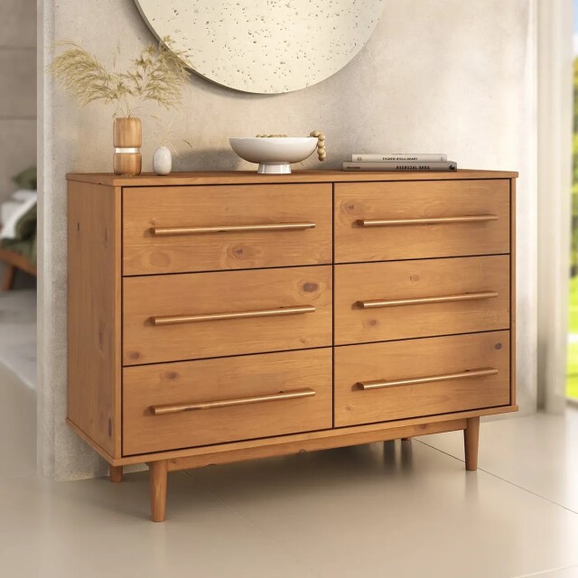 COMODA CAJONERA MADERA MACIZA 6 CAJONES COMODA CAJONERA MADERA MACIZA 6 CAJONES