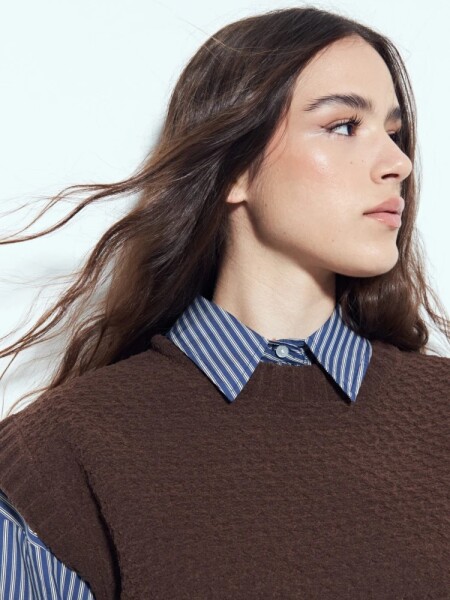 CHALECO P.CAKE ALCALA CHOCOLATE