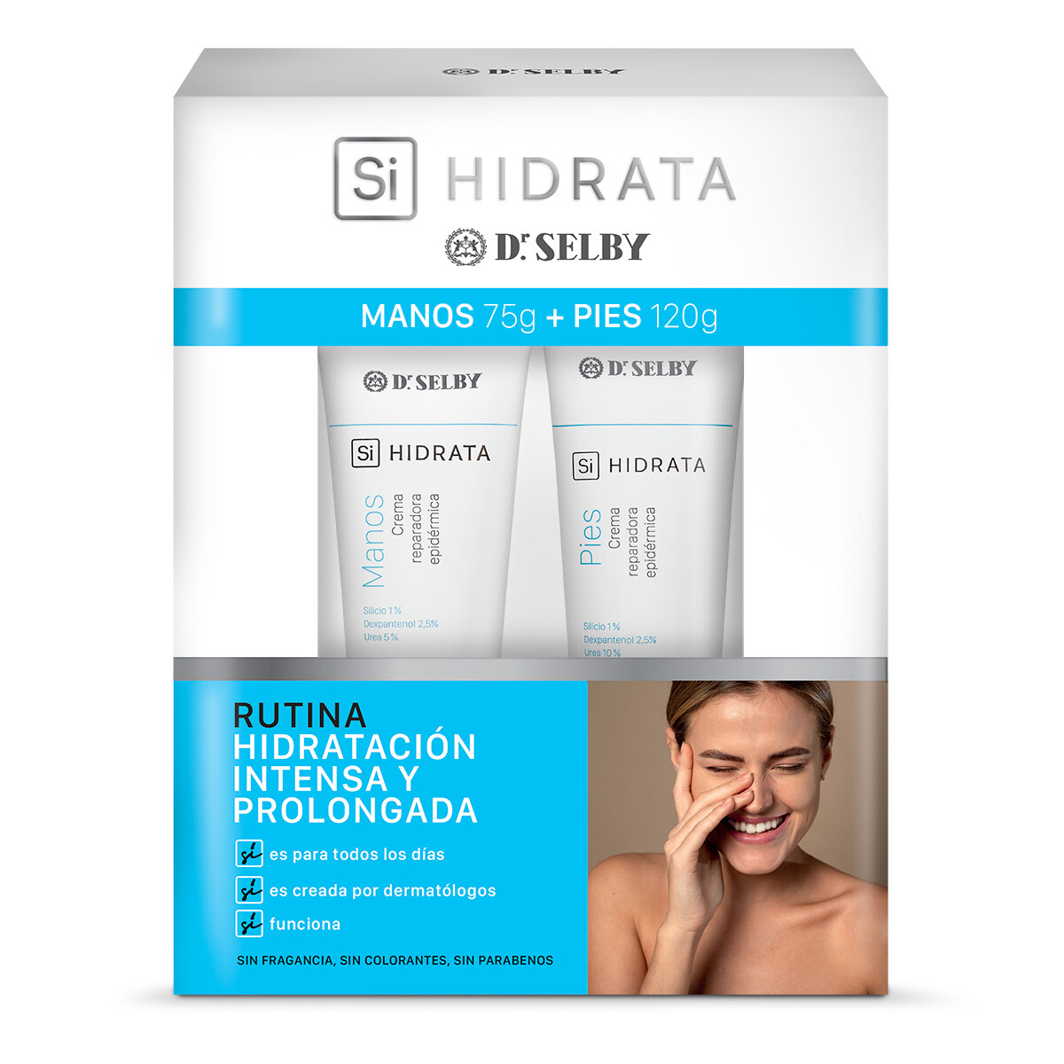 Pack Sí Hidrata Dr. Selby Crema Manos 75 gr + Pies 120 gr | Hidratación y Reparación Total 