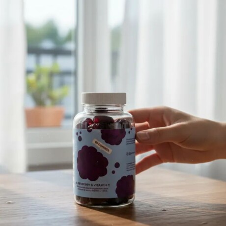 Elderberry & Vitamin C Gummies 60 gummies Inner Elderberry & Vitamin C Gummies 60 gummies Inner