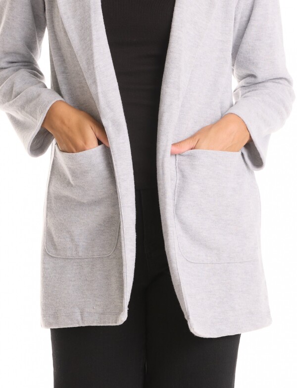 Blazer Cozy GRIS