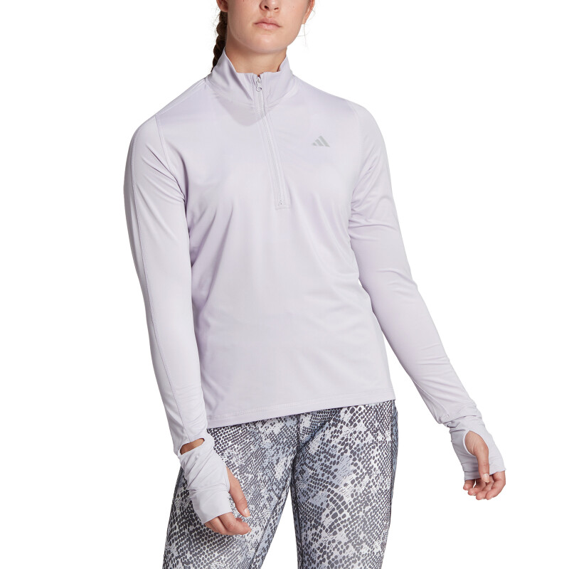 Remera de Mujer Adidas M/Larga Fast Zip Lila