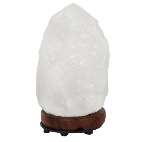 Lámpara De Sal Del Himalaya 1kg Blanca