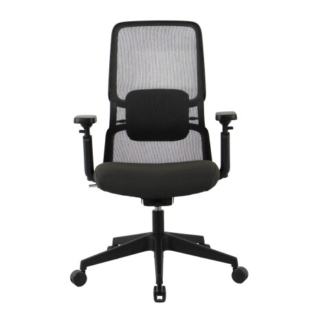 SILLA DE OFICINA MALLA-Y-POLIPROPILENO NEGRO M2