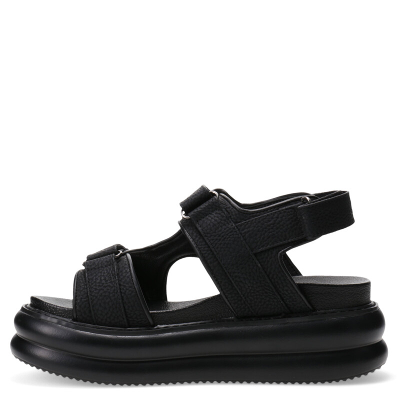 Sandalias de Mujer Miss Carol MANAROLA con tiras con velcro Negro