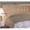 RESPALDO 2 PLAZAS (1.60 MTS) - TAPIZADO BEIGE RESPALDO 2 PLAZAS (1.60 MTS) - TAPIZADO BEIGE