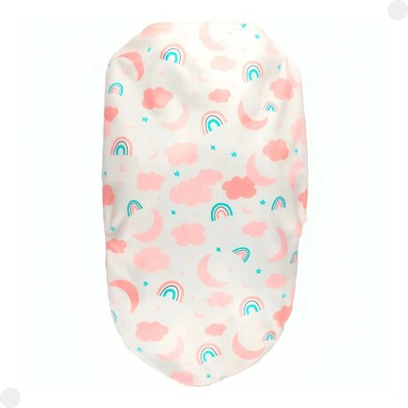 Saco de dormir-swaddle Super soft Arcoiris rosa