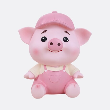 Alcancía Infantil Cerditos Con Ropa Rosa