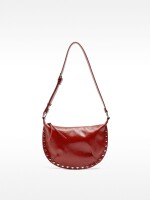 Bolso De Hombro Con Tachuelas rojo